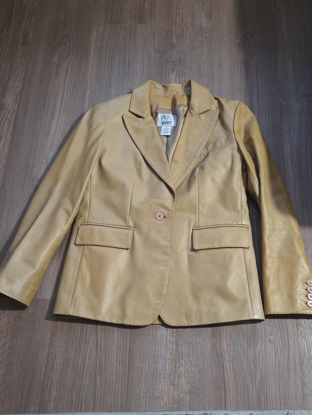 Vintage Vakko Sport Leather Jacket
